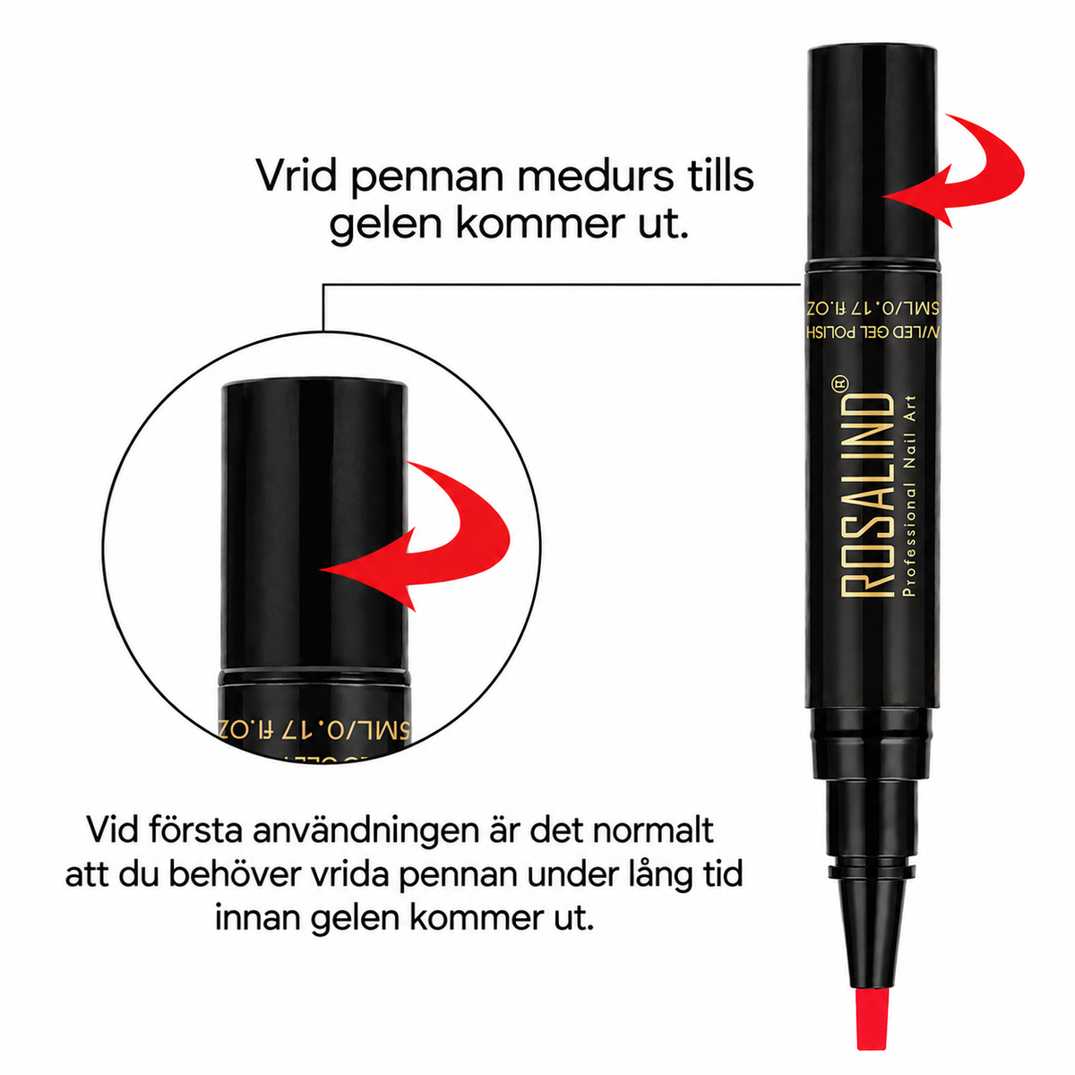 ROSALIND Nagellack Gel Penna 5ML