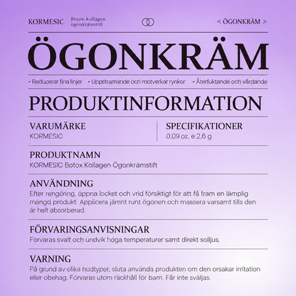 Utjämnande Kollagen Ögonkräm