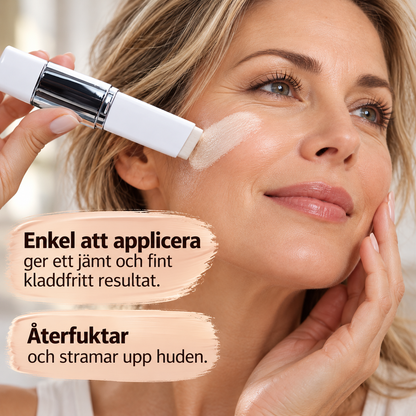 Koreansk Återfuktande 2-i-1 Color-changing Foundation Stick med borste