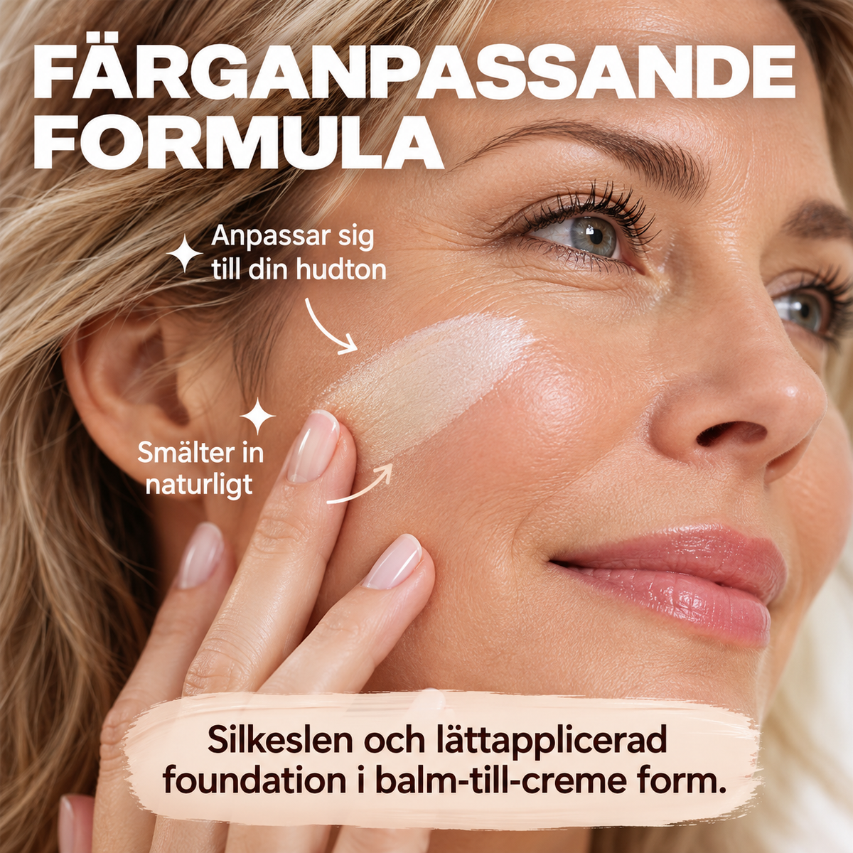 Koreansk Återfuktande 2-i-1 Color-changing Foundation Stick med borste