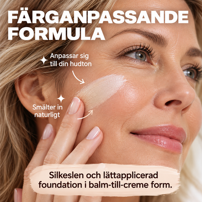 Koreansk Återfuktande 2-i-1 Color-changing Foundation Stick med borste