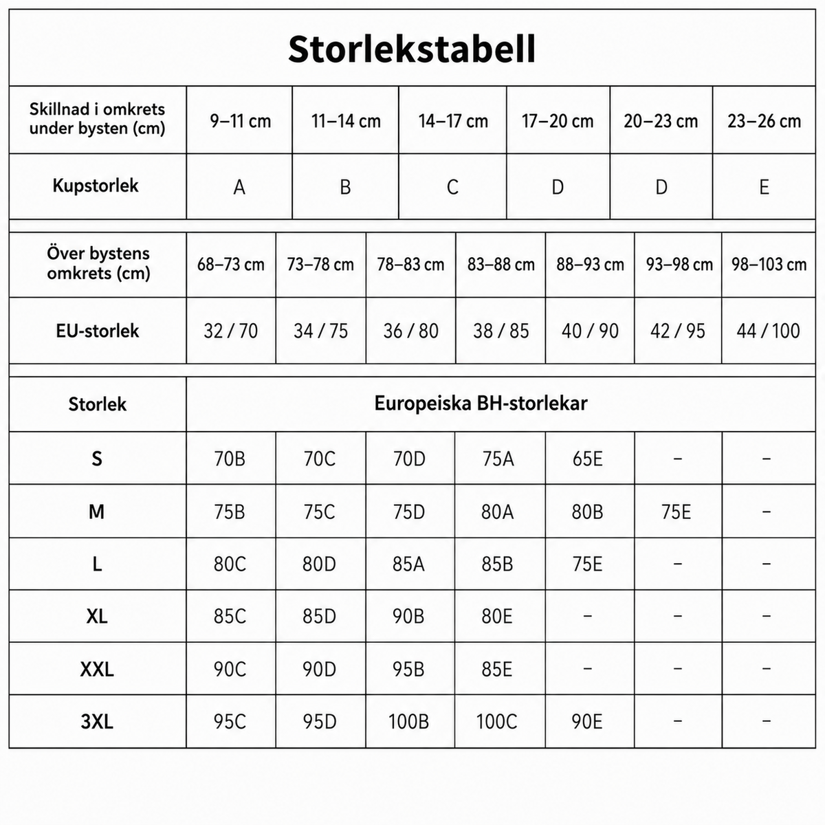 Sömlös BH utan bygel